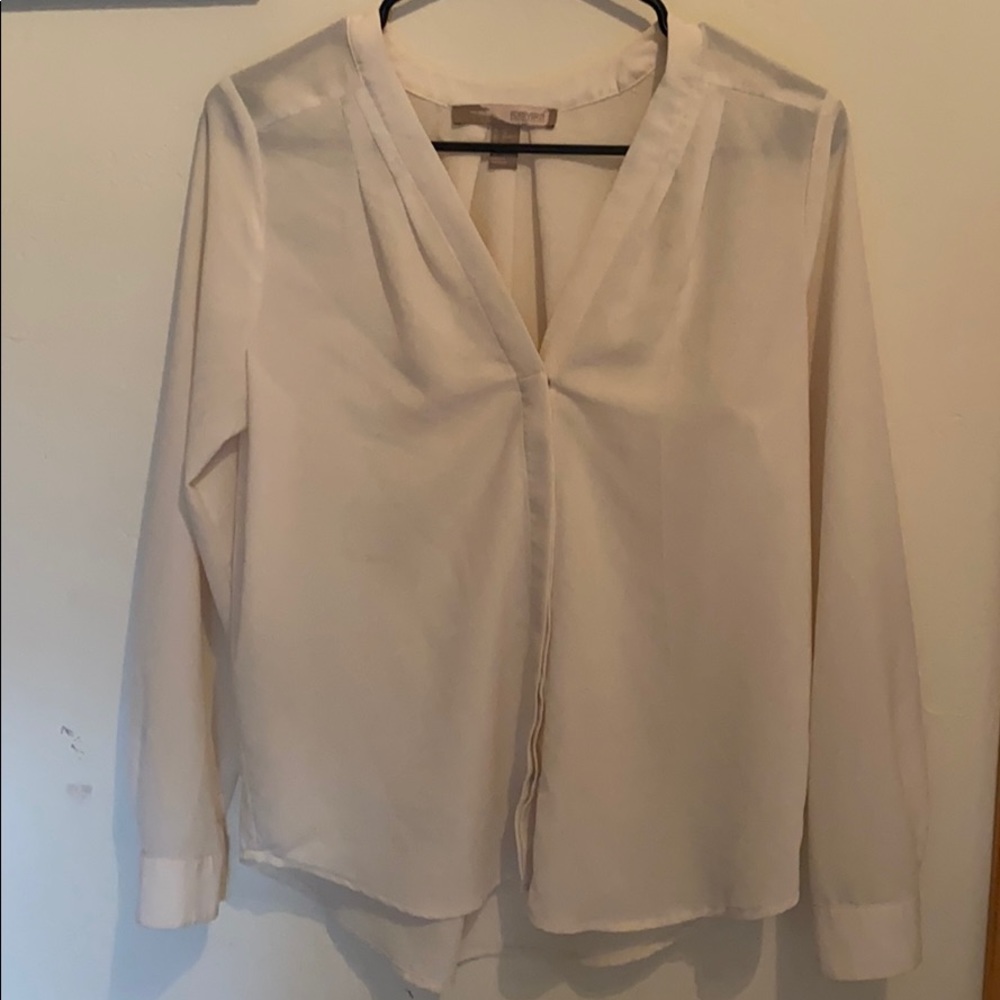 Sheer White Forever 21 Top